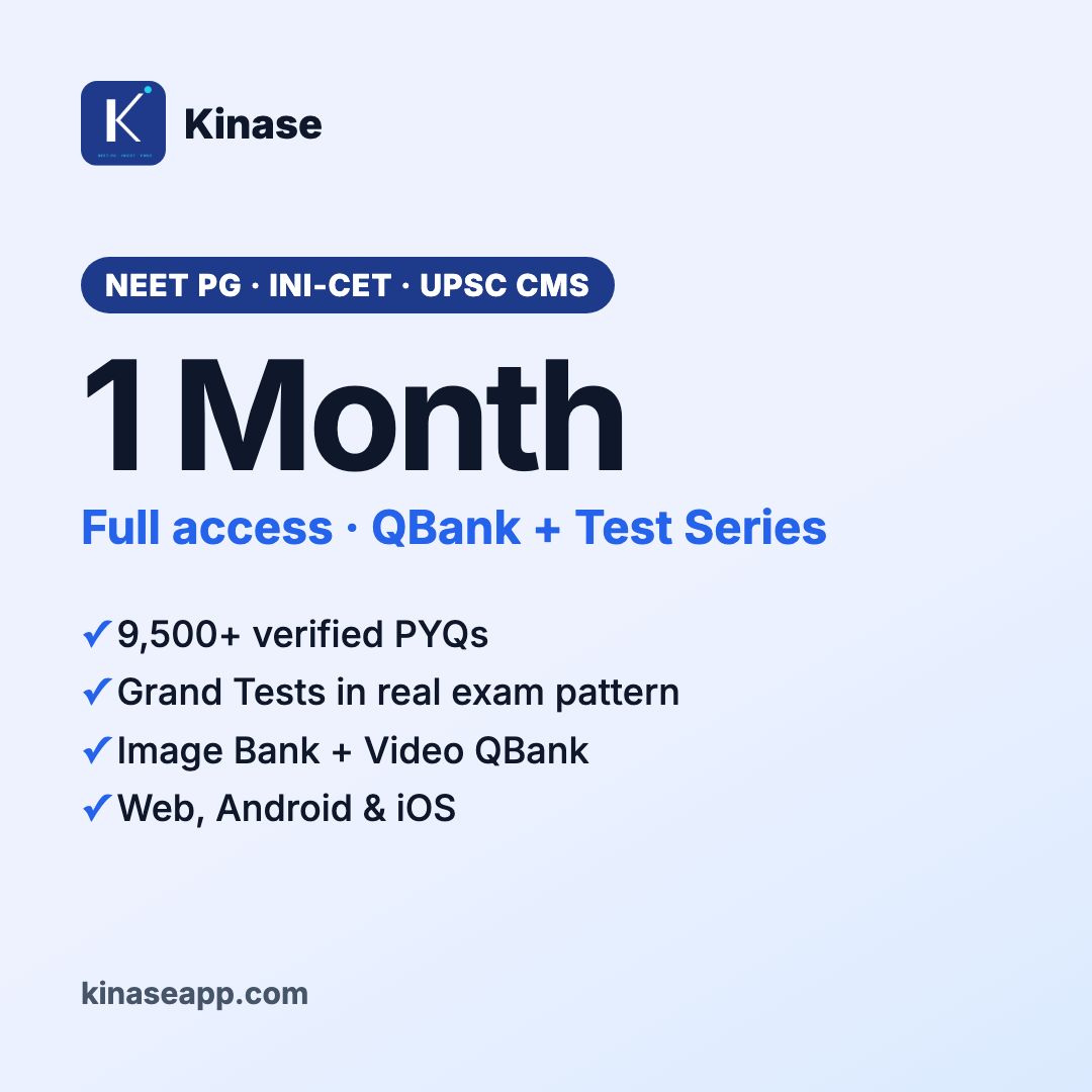 Kinase 1 Month plan